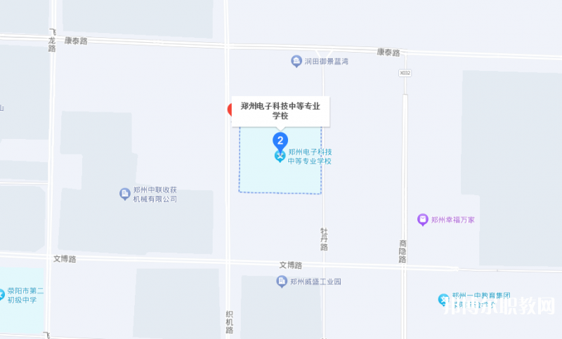 中牟電子科技中等專業(yè)學(xué)校地址，乘車路線