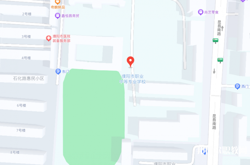 濮陽(yáng)油田職業(yè)中等專業(yè)學(xué)校地址，乘車路線