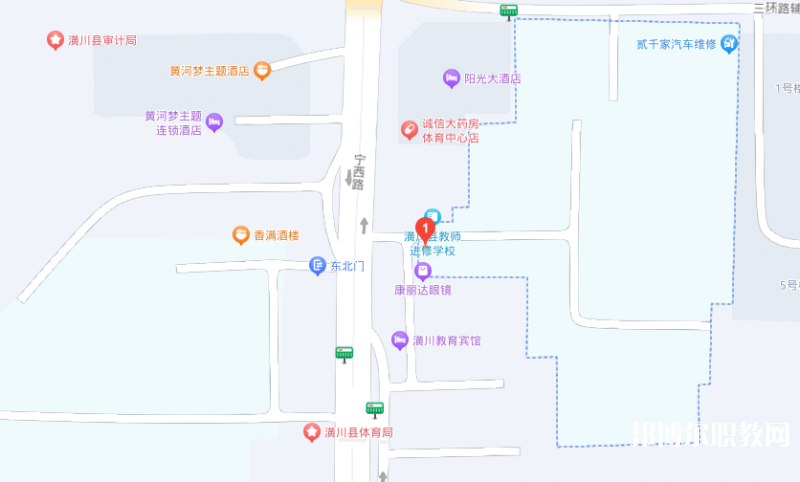 潢川縣職業(yè)中等專業(yè)學(xué)校地址，乘車路線