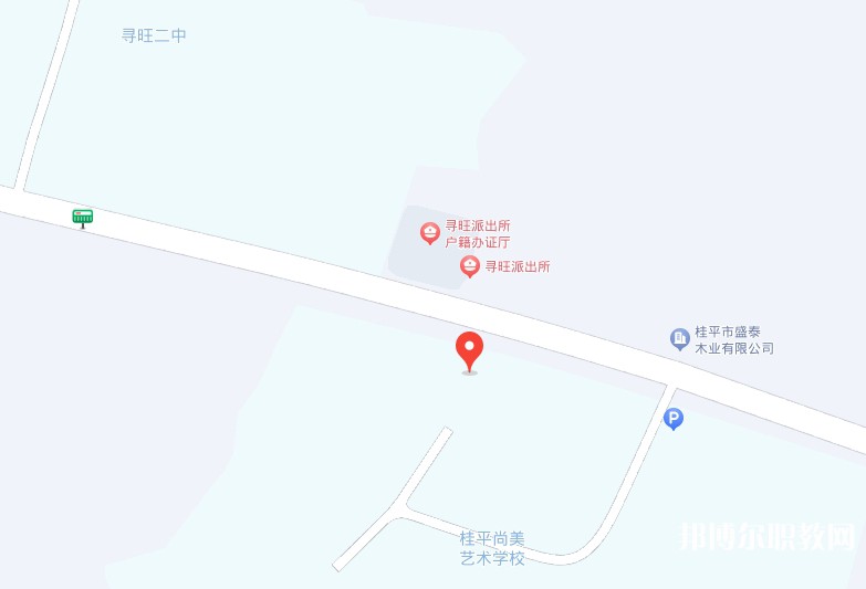 桂平尚美藝術(shù)學(xué)校地址，乘車路線