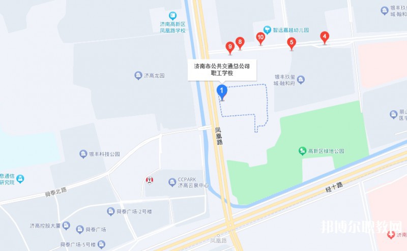 濟(jì)南市公共交通職業(yè)高級中學(xué)地址，乘車路線